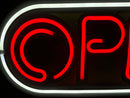 Open Door Neon Metal Sign