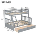 Bunk Bed With Drawers, Convertible Storage Bed by Unique Piece Furniture
