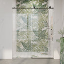 56" - 60" W x 76" H Single Sliding Frameless Shower Door by HouseOfZazla