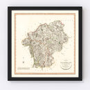 Vintage Map of Westmoreland County England, 1801