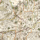 Vintage Map of Surry County England, 1801