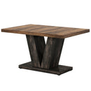Dining Table With Pedestal Base For 4 - 6 People by HouseOfZazla