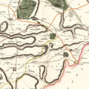 Vintage Map of Rutlandshire County England, 1801