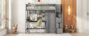 Loft Bed With Bookshelf, Drawers, Desk, And Wardrobe by HouseOfZazla
