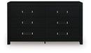 Maeling - Six Drawer Dresser by Unique Piece Furniture