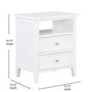 Weston - 2 Drawer Nightstand by HouseOfZazla