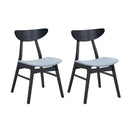 Wooden Dining Chairs Set of 2