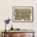Vintage Map of Plainfield, New Jersey 1899