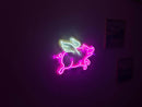 Piggy Neon Metal Sign