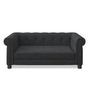 Modern Elegant Rectangle Pet Bed, Durable Elevated Dog Sofa by HouseOfZazla