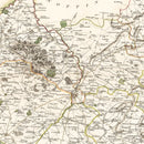 Vintage Map of Lancashire County England, 1806
