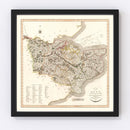 Vintage Map of Kent County England, 1806