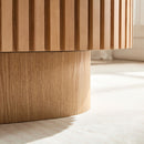 43.7 Inch Modern Handcrafted Drum Coffee Table by HouseOfZazla