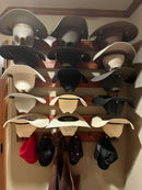 15 Cowboy Hat Rack | Cowboy Hat Holder |  Rustic Western Hat Display | Handcrafted Wooden Organizer | Space-Saving Home Decor | Made in USA