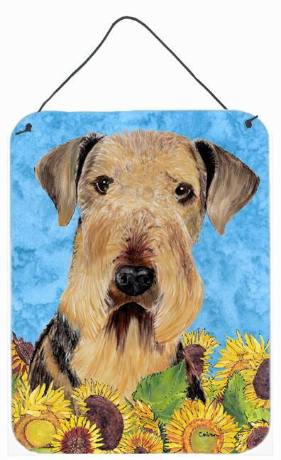 Airedale Aluminium Metal Wall or Door Hanging Prints