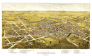 Vintage Map of Somerville, New Jersey 1882