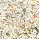 Vintage Map of Herefordshire County England, 1801