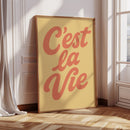 C’est La Vie Retro Wall Art