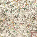 Vintage Map of Hampshire County England, 1801