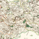 Vintage Map of Gloucestershire County England, 1801