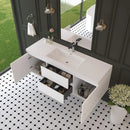 60" Floating Bathroom Vanity with Sink and Wall-Mounted Storage Cabinet by HouseOfZazla