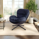 360° Swivel Office Chair, No Wheels by HouseOfZazla