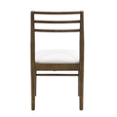 Farmhouse Style Dining Chair Set With Ladder Back Design by HouseOfZazla