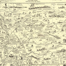 Vintage Map of Montana 1937