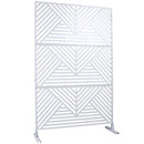 Freestanding Outdoor & Indoor Freestanding Metal Privacy Screen