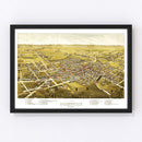 Vintage Map of Somerville, New Jersey 1882