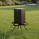 90LB Gravity Deer Feeder with 4 Feeding Trays and Stand by LJGDeals