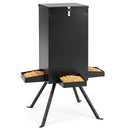 90LB Gravity Deer Feeder with 4 Feeding Trays and Stand by LJGDeals