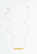 Layla Gold Cross Bar Necklace