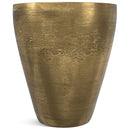 Cavan - Cast Aluminum Side Table - Antique Brass by HouseOfZazla