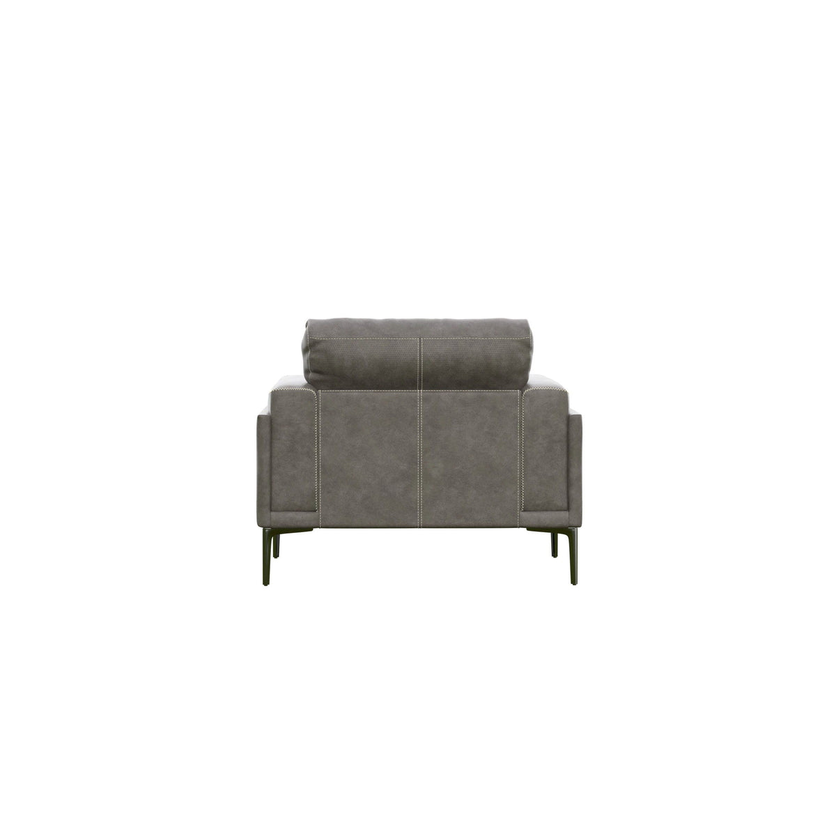Transitional Fabric Chair - Dark Gray, photo 4 of 6
