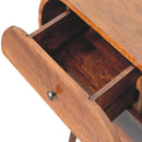 Large Chestnut Circular Bedside by HouseOfZazla