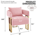Modern Classic Decorative Chair with Teddy Fleece Upholstery by HouseOfZazla