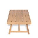 Patio Acacia Wood Chat Set, Club Chair + Coffee Table with Water-resistant Cushion by HouseOfZazla