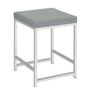 Upholstered Square Vanity Stool