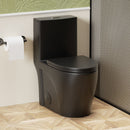 1 Piece Toilet With Tornado Flush, Dual Flush, And ADA Height Comfort Chair by HouseOfZazla