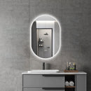 Smart Wall Mounted LED Touch Screen Mirror With Anti-Fog Function And Adjustable Lighting by Unique Piece Furniture