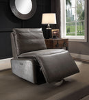 Metier Power Motion Recliner - Gray / Aluminum