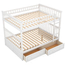 Bunk Bed With Drawers, Convertible Design by Unique Piece Furniture