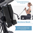 Exercise Bike Folding Stationary Bikes For Home With 16 Level Magnetic Resistance