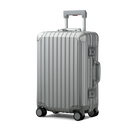 TREVA Aluminum Suitcase Silver