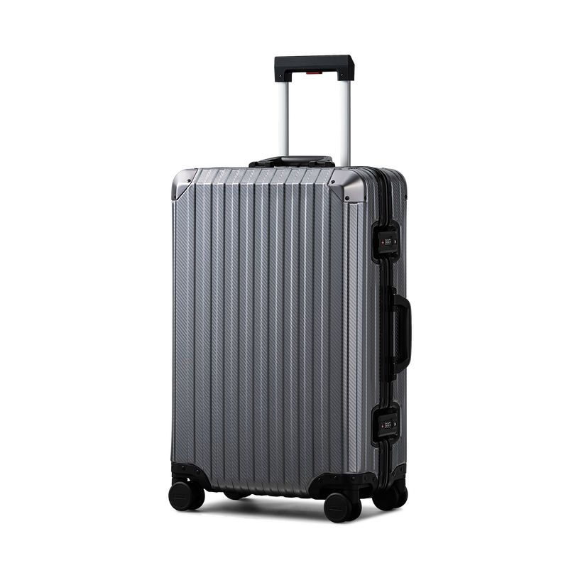 TREVA Aluminum Suitcase Gunmetal