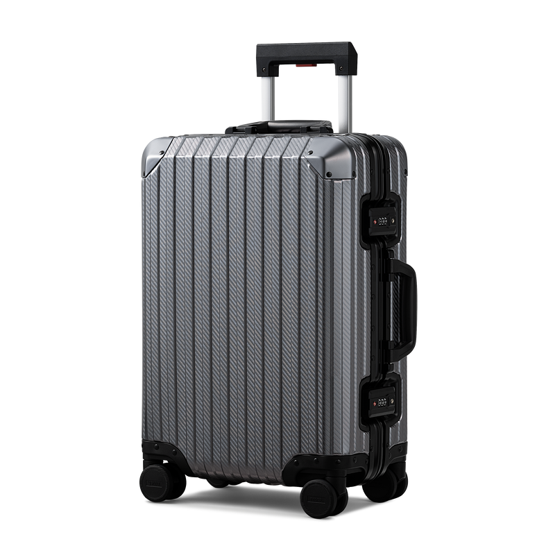 TREVA Aluminum Suitcase Gunmetal