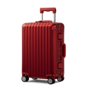 TREVA Aluminum Suitcase Red
