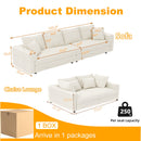 Deep Seat Convertible Sofa With Soft Pillows And Ottomans by HouseOfZazla