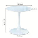 Mid-Century Tulip Table With Round Top and Pedestal Base